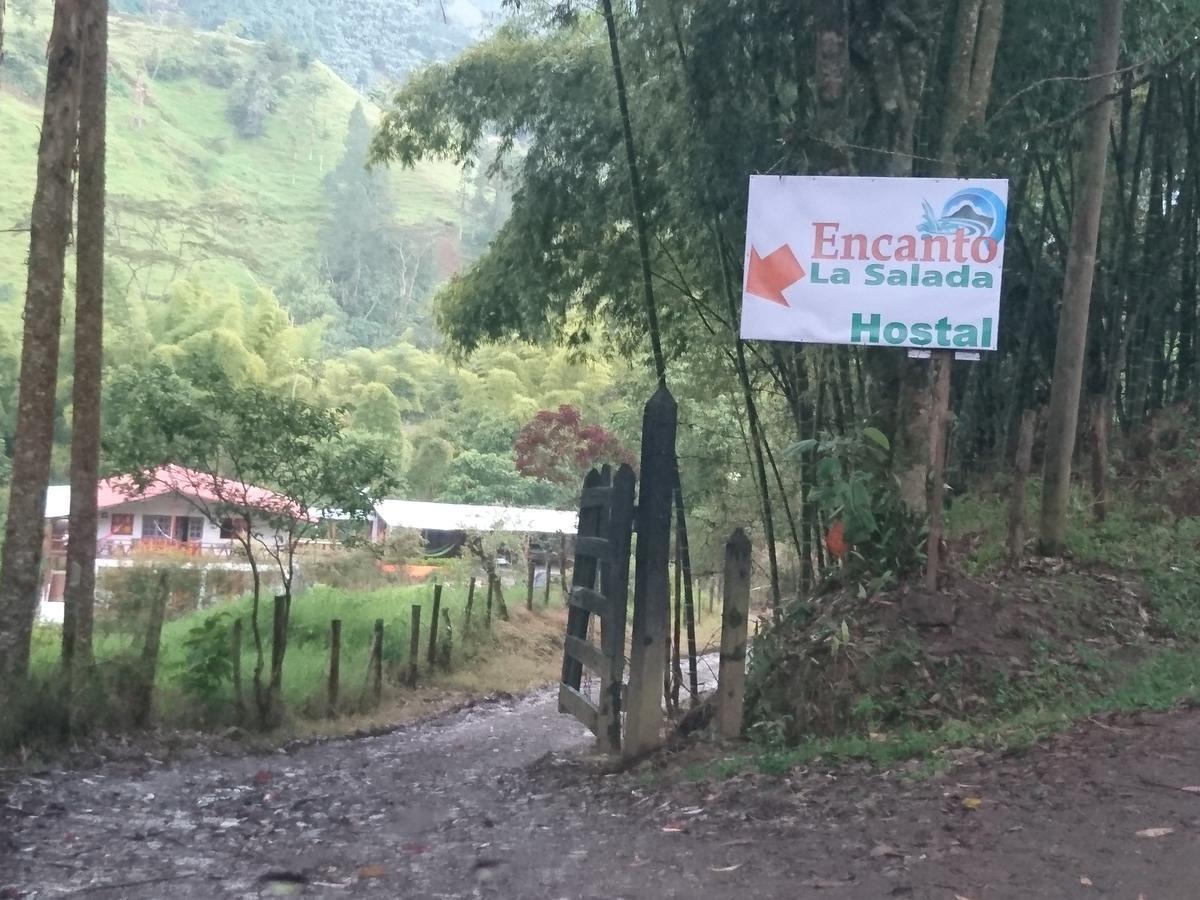 Hostal Encanto La Salada Jardin Esterno foto