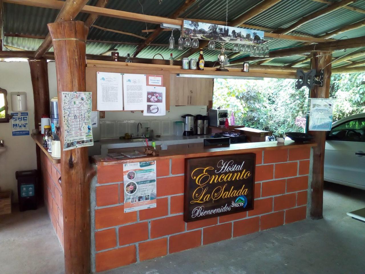 Hostal Encanto La Salada Jardin Esterno foto